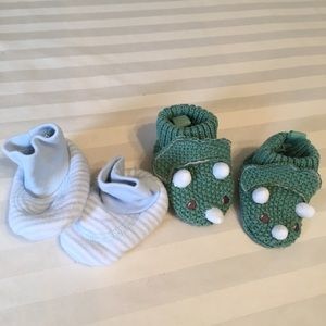 Baby booties 0-3m